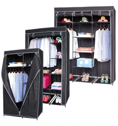 Nonwowen Wardrobe With Shelves and Hanging Space