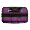 Four Piece ABS Spinner Suitcase Set - Purple