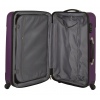 Four Piece ABS Spinner Suitcase Set - Purple