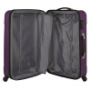 Four Piece ABS Spinner Suitcase Set - Purple