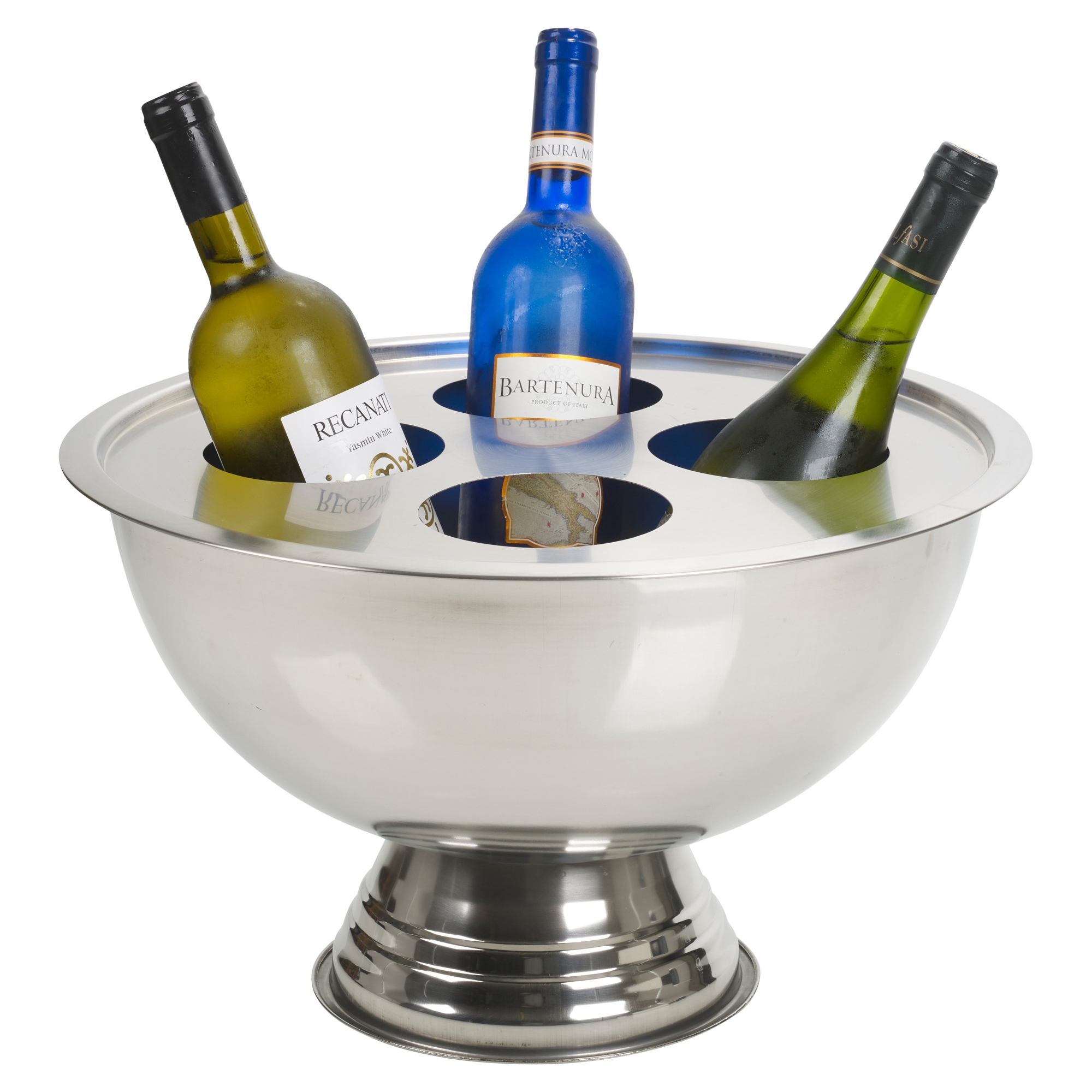 Large Footed Champagne Wine Bottle Cooler Ice Bucket Chiller Holder