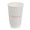 25 x "Capuccino" Double Wall Paper Hot Cups