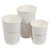 25 x "Capuccino" Double Wall Paper Hot Cups