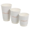 25 x "Capuccino" Double Wall Paper Hot Cups