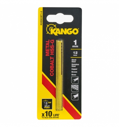 Kango 1.0mm Cobalt HSS Drill Bit (1pcs) KHSSCBT1-0[166937]