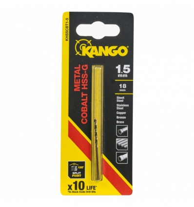Kango 1.5mm Cobalt HSS Drill Bit (1pcs) KHSSCBT1-5[166944]