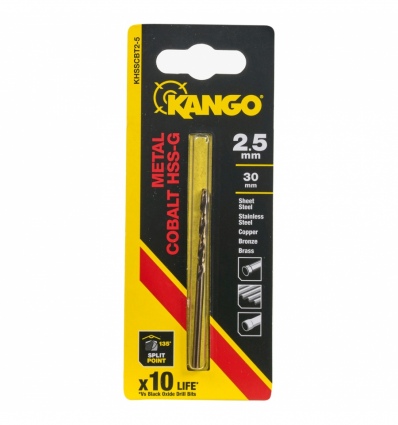 Kango 2.5mm Cobalt HSS Drill Bit (1pcs) KHSSCBT2-5[166968]