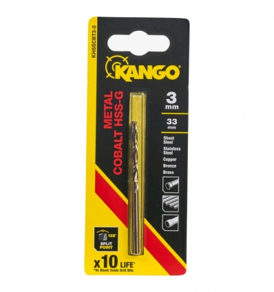 Kango 3.0mm Cobalt HSS Drill Bit (1pcs) KHSSCBT3-0 [166975]