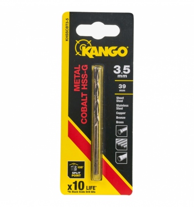 Kango 3.5mm Cobalt HSS Drill Bit (1pcs) KHSSCBT3-5[166999]