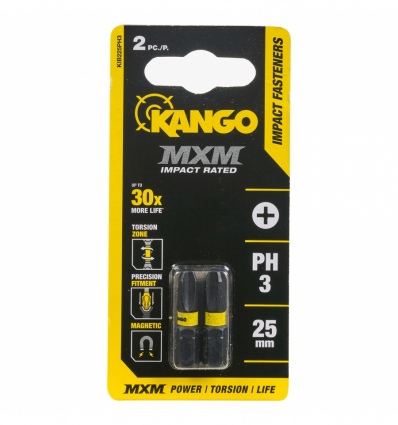 Kango KIB225PH3 25mm PH3 - 2 Pack[148384]