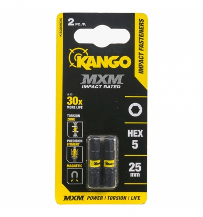 Kango KIB225HEX5 25mm HEX5 - 2 Pack[148445]