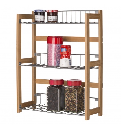 3 Bamboo Kitchen Rack Shelves [329222]