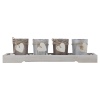 Tealight Holder Set Brown [350305]