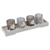 Tealight Holder Set Brown [350305]