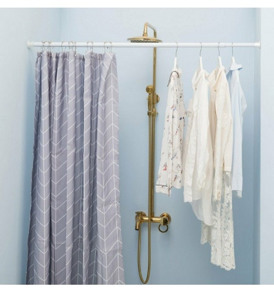 Telescopic Shower Curtain Rod