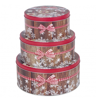 Cookie Christmas Tin Sets