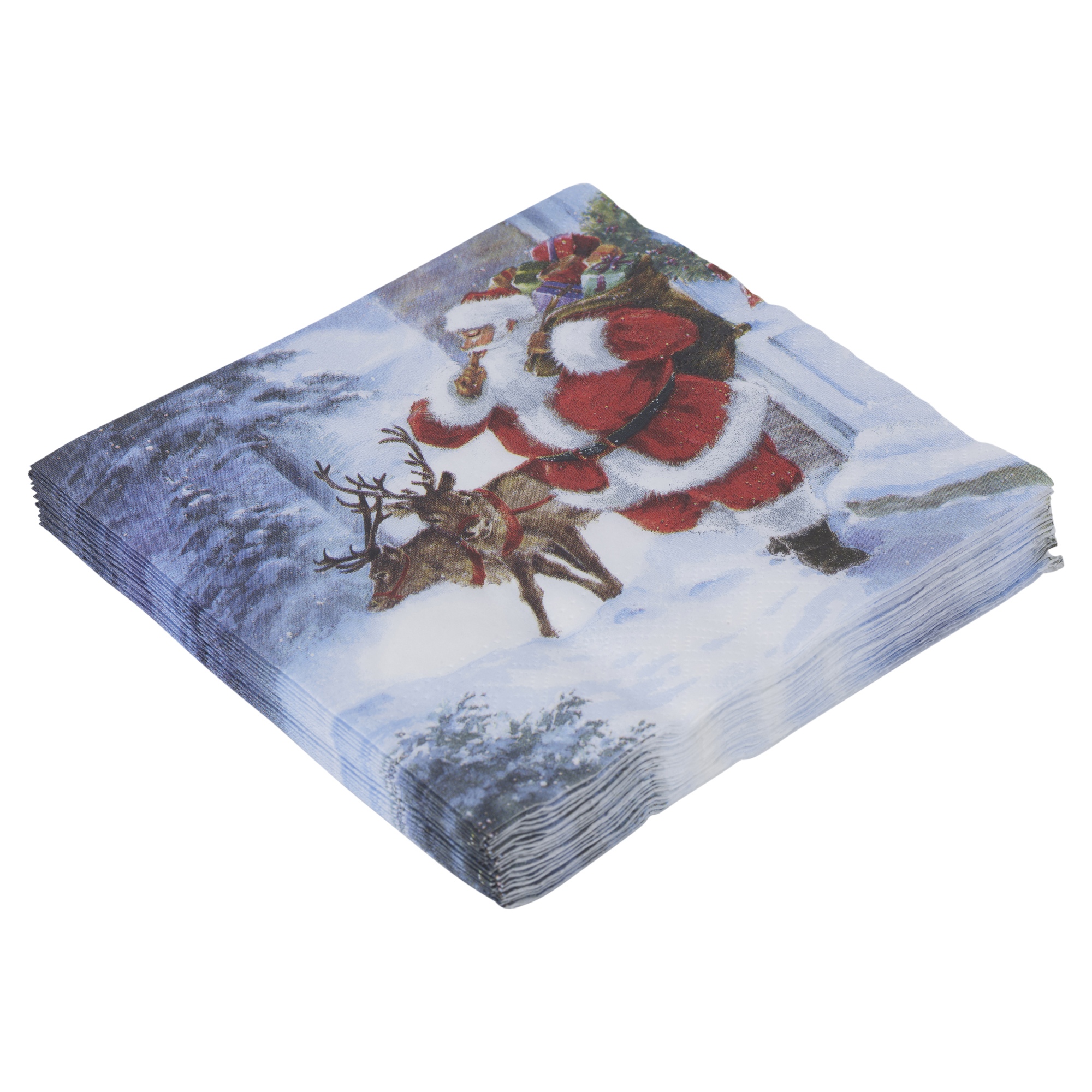 Christmas Paper Decorative Napkins Luxury 7 Styles Table 3 Ply