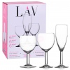 18 Pc LAV Stemmed Wine Glasses Set [116155]