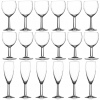 18 Pc LAV Stemmed Wine Glasses Set [116155]