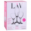 18 Pc LAV Stemmed Wine Glasses Set [116155]