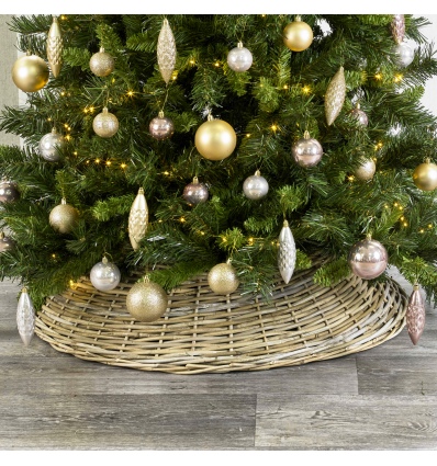 Christmas Tree Wicker Dome Shaped Skirts