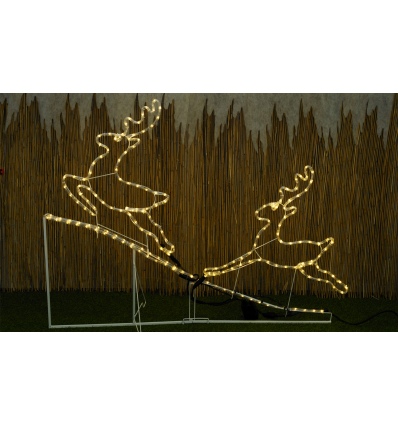 Ropelight Reindeer With Metal Standing Frame [979605]