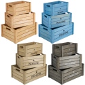 Set Of 3 Wooden Boxes