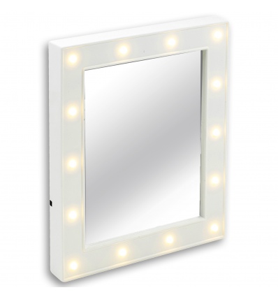 White Mirror with 14 LEDs [102665]