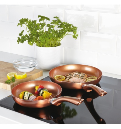 3 PCS Cermalon Copper Frying Pan