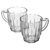 Pasabahce - 245ml Diamond Shaped Mugs x 2 [221994]