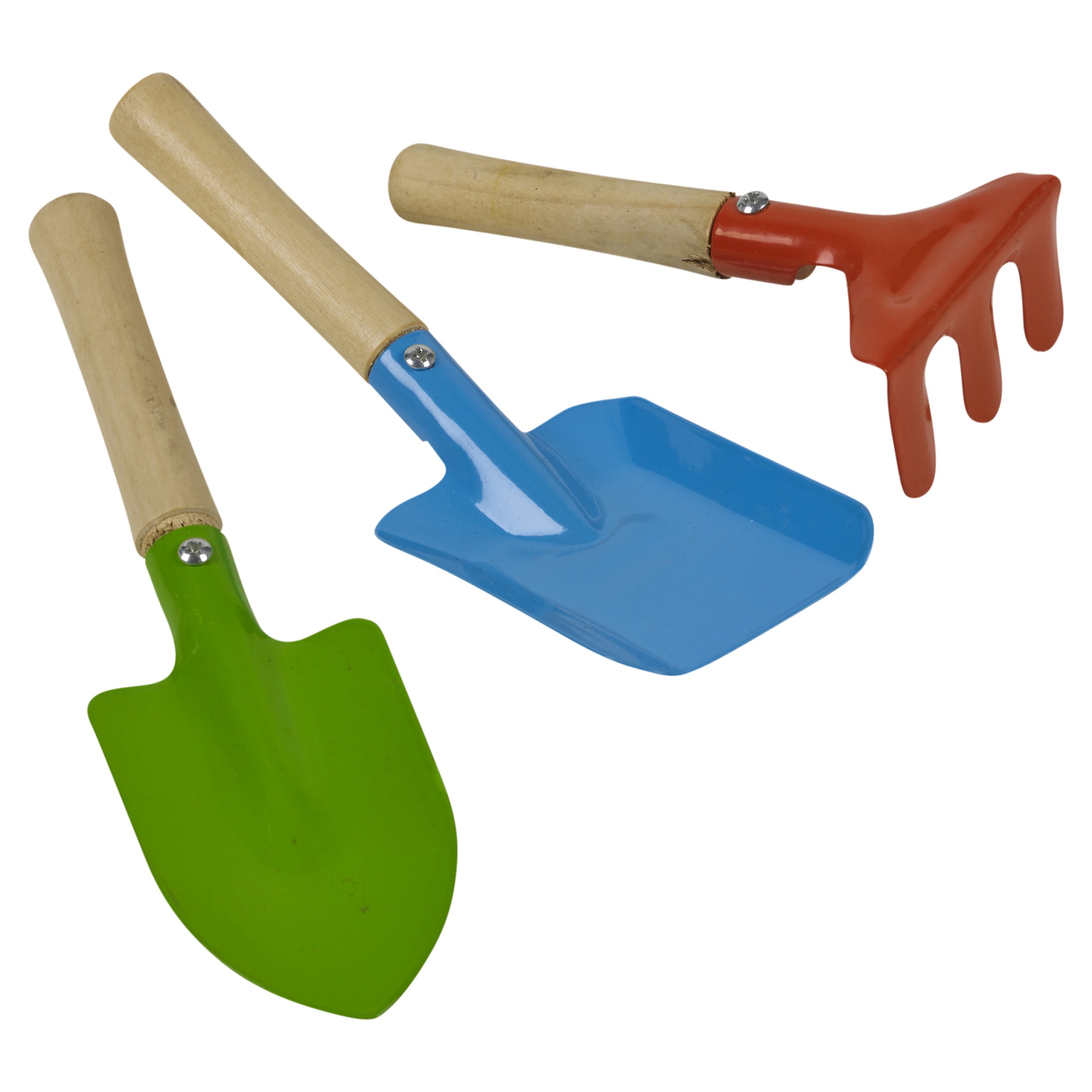 Symboat 3 Pcs Children Gardening Tools Kit Plastic Safe Gardening Tools Trowel Shovel Rake