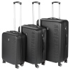 3 PCS 4 Wheel Adventurer ABS Suitcase Set [702130][436503006]