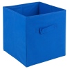 Black Wide 7 Cube Bookcase [KD-070]