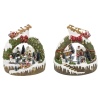 Christmas Light Up Scene With Movement 2 Assorted [671711]