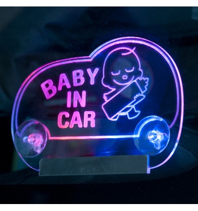 LIghting LED Plate "Baby in Car" [526898]