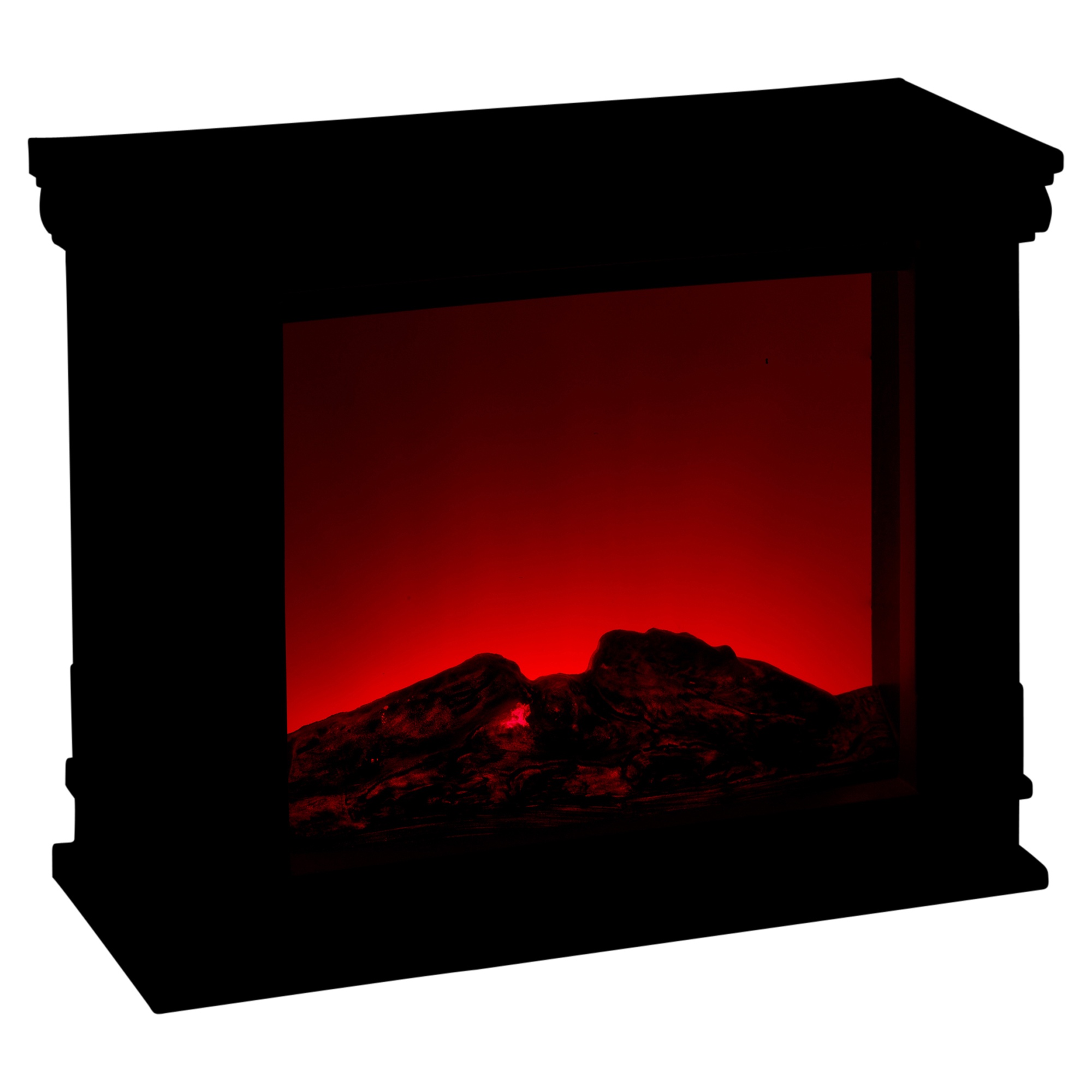 Chimenea de LED Linterna registro flamless fuego efecto Lámpara Vintage Navidad Decoración del hogar