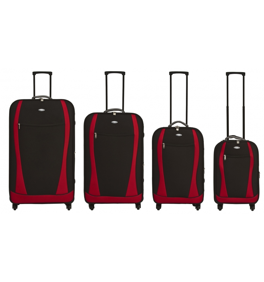 four wheel suitcase set