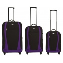3 Travelight EVA 4 Wheel Spinner Suitcase Set