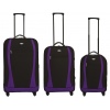 3 Travelight EVA 4 Wheel Spinner Suitcase Set