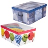 3 Collapsible Storage Boxes With Handles 37x31x16 cm