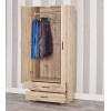 Tall 2 Door Wardrobe With 2 Drawers