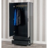 Tall 2 Door Wardrobe With 2 Drawers