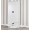 Tall 2 Door Wardrobe With 2 Drawers