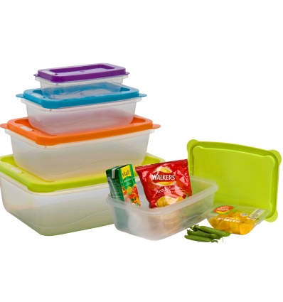 2 x 4 Food Storage Boxes [484907]
