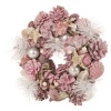 Wreath Pinecones Pink 24cm [138423]