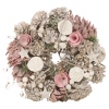 Wreath Pinecones Pink 24cm [138423]