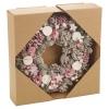 Wreath Pinecones Pink 24cm [138423]