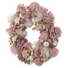 Wreath Pinecones Pink 24cm [138423]