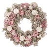 Wreath Pinecones Pink 24cm [138423]