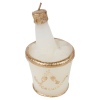 Wedding Champagne Candle 6x11cm [105833]